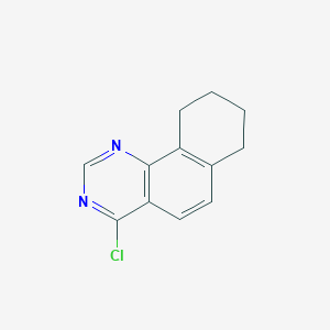 molecular formula C12H11ClN2 B2689879 4-Chloro-7,8,9,10-tetrahydrobenzo[h]quinazoline CAS No. 1564969-50-1