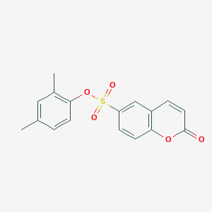 molecular formula C17H14O5S B2689884 2,4-dimethylphenyl 2-oxo-2H-chromene-6-sulfonate CAS No. 2415462-96-1