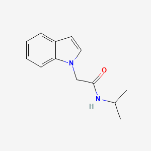 molecular formula C13H16N2O B2689889 2-(1H-indol-1-yl)-N-isopropylacetamide CAS No. 1235058-22-6
