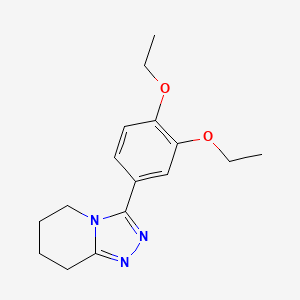 3-(3,4-Diethoxyphenyl)-5,6,7,8-tetrahydro[1,2,4]triazolo[4,3-a]pyridine