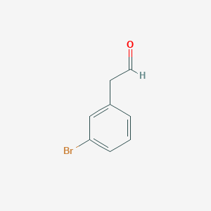 molecular formula C8H7BrO B026899 2-(3-Bromophenyl)acetaldehyde CAS No. 109347-40-2