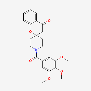 1'-(3,4,5-Trimethoxybenzoyl)spiro[chroman-2,4'-piperidin]-4-one