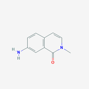 molecular formula C10H10N2O B2689931 7-Amino-2-methyl-1,2-dihydroisoquinolin-1-one CAS No. 54931-59-8