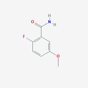 molecular formula C8H8FNO2 B2689933 2-Fluoro-5-methoxybenzamide CAS No. 400-92-0