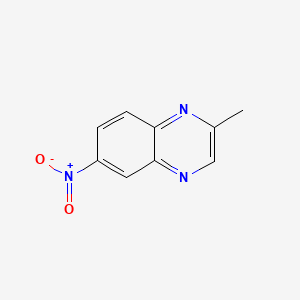 molecular formula C9H7N3O2 B2689969 2-甲基-6-硝基喹喔啉 CAS No. 2942-02-1
