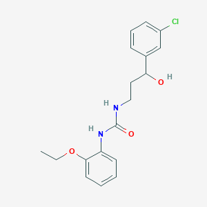 1-(3-(3-Chlorophenyl)-3-hydroxypropyl)-3-(2-ethoxyphenyl)urea