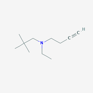 N-But-3-ynyl-N-ethyl-2,2-dimethylpropan-1-amine