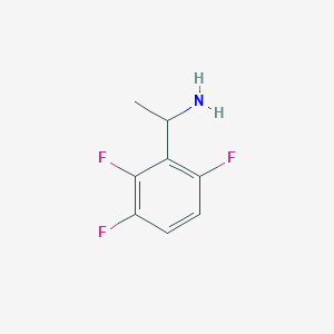 molecular formula C8H8F3N B2690030 1-(2,3,6-三氟苯基)乙基胺 CAS No. 1270378-05-6
