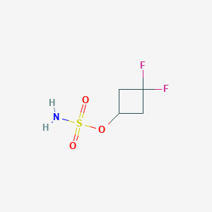 molecular formula C4H7F2NO3S B2690031 3,3-二氟环丁基磺酸酯 CAS No. 2229591-83-5