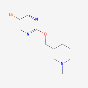 5-Bromo-2-[(1-methylpiperidin-3-yl)methoxy]pyrimidine