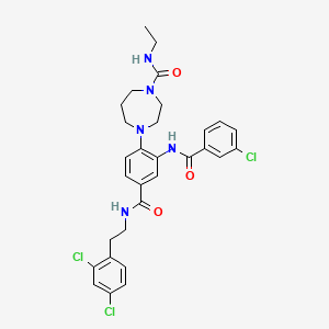 molecular formula C30H32Cl3N5O3 B2690052 CXCR3 Antagonist 6c CAS No. 870998-13-3