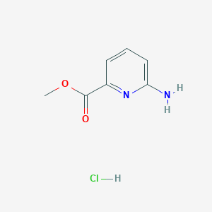 molecular formula C7H9ClN2O2 B2690076 甲基6-氨基吡啶-2-羧酸酯；盐酸盐 CAS No. 2138377-87-2