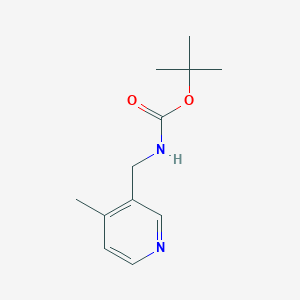 molecular formula C12H18N2O2 B2690077 (4-Methyl-pyridin-3-ylmethyl)-carbamic acid tert-butyl ester CAS No. 1595032-33-9
