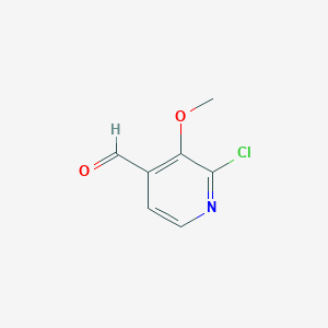 molecular formula C7H6ClNO2 B2690096 2-氯-3-甲氧基异烟肼甲醛 CAS No. 905563-05-5