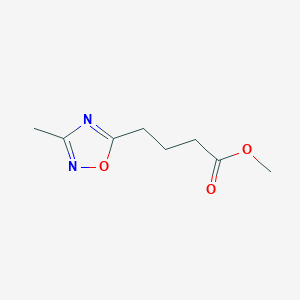B2690188 Methyl 4-(3-methyl-1,2,4-oxadiazol-5-yl)butanoate CAS No. 1394683-18-1