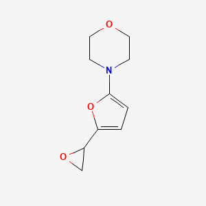 molecular formula C10H13NO3 B2690206 4-[5-(Oxiran-2-yl)furan-2-yl]morpholine CAS No. 2248325-01-9