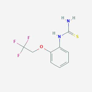 B2690248 [2-(2,2,2-Trifluoroethoxy)phenyl]thiourea CAS No. 2138235-93-3