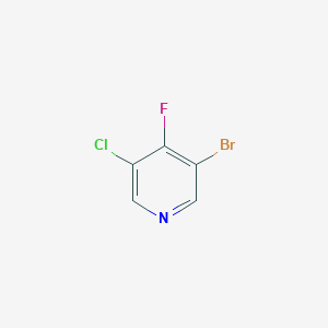 molecular formula C5H2BrClFN B2690278 3-Bromo-5-chloro-4-fluoropyridine CAS No. 1335052-81-7