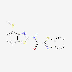N-(4-(methylthio)benzo[d]thiazol-2-yl)benzo[d]thiazole-2-carboxamide