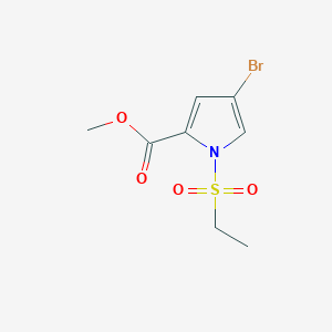 methyl 4-bromo-1-(ethylsulfonyl)-1H-pyrrole-2-carboxylate
