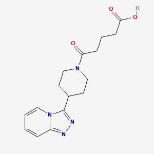 5-(4-([1,2,4]Triazolo[4,3-a]pyridin-3-yl)piperidin-1-yl)-5-oxopentanoic acid