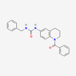 1-(1-Benzoyl-1,2,3,4-tetrahydroquinolin-6-yl)-3-benzylurea