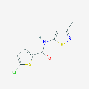 B2690326 5-chloro-N-(3-methylisothiazol-5-yl)thiophene-2-carboxamide CAS No. 1206997-00-3