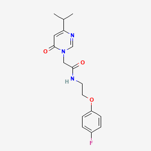 N-(2-(4-fluorophenoxy)ethyl)-2-(4-isopropyl-6-oxopyrimidin-1(6H)-yl)acetamide