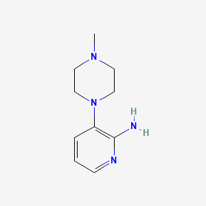 molecular formula C10H16N4 B2690364 3-(4-Methylpiperazin-1-yl)pyridin-2-amine CAS No. 1565540-62-6