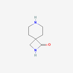 molecular formula C7H12N2O B2690384 2,7-二氮杂螺[3.5]壬酮 CAS No. 1147422-92-1
