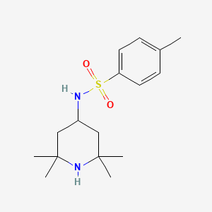 molecular formula C16H26N2O2S B2690389 4-methyl-N-(2,2,6,6-tetramethyl-4-piperidinyl)Benzenesulfonamide CAS No. 37819-94-6