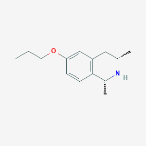molecular formula C14H21NO B2690401 (1R,3S)-1,3-Dimethyl-6-propoxy-1,2,3,4-tetrahydroisoquinoline CAS No. 2243510-22-5