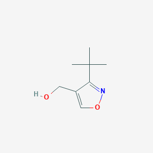 molecular formula C8H13NO2 B2690420 (3-叔丁基-1,2-噁唑-4-基)甲醇 CAS No. 2243520-63-8