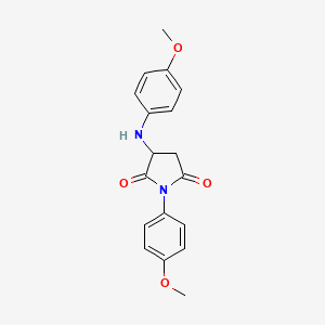 3-(4-Methoxyanilino)-1-(4-methoxyphenyl)pyrrolidine-2,5-dione