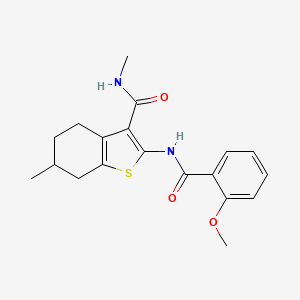 2-(2-methoxybenzamido)-N,6-dimethyl-4,5,6,7-tetrahydrobenzo[b]thiophene-3-carboxamide