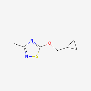 5-(Cyclopropylmethoxy)-3-methyl-1,2,4-thiadiazole