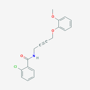 2-chloro-N-(4-(2-methoxyphenoxy)but-2-yn-1-yl)benzamide