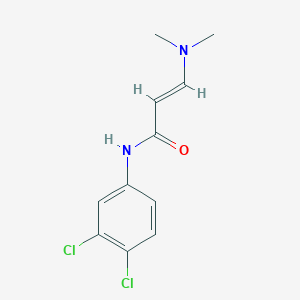 molecular formula C11H12Cl2N2O B2690539 N-(3,4-dichlorophenyl)-3-(dimethylamino)acrylamide CAS No. 477851-49-3