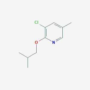 3-Chloro-5-methyl-2-(2-methylpropoxy)pyridine