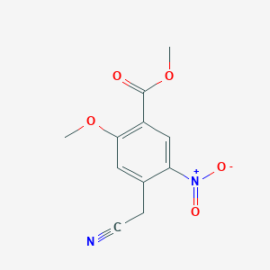 Methyl 4-(cyanomethyl)-2-methoxy-5-nitrobenzoate