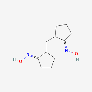 molecular formula C11H18N2O2 B2690562 2,2'-Methylenebis(cyclopentan-1-one) dioxime CAS No. 100051-43-2