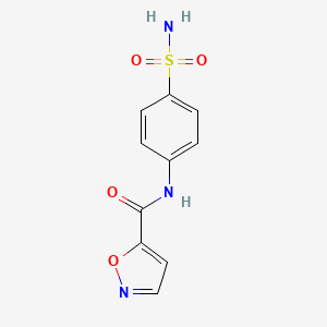 N-(4-sulfamoylphenyl)isoxazole-5-carboxamide