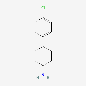 4-(4-Chlorophenyl)cyclohexan-1-amine