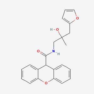 N-(3-(furan-2-yl)-2-hydroxy-2-methylpropyl)-9H-xanthene-9-carboxamide