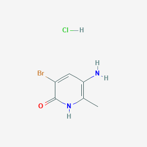 5-Amino-3-bromo-6-methyl-1H-pyridin-2-one;hydrochloride