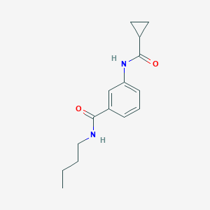 N-butyl-3-[(cyclopropylcarbonyl)amino]benzamide