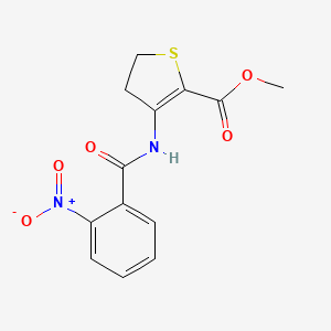 Methyl 3-(2-nitrobenzamido)-4,5-dihydrothiophene-2-carboxylate