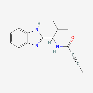 N-[1-(1H-Benzimidazol-2-yl)-2-methylpropyl]but-2-ynamide