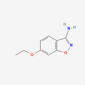 molecular formula C9H10N2O2 B2690695 6-Ethoxybenzo[d]isoxazol-3-amine CAS No. 1935945-75-7