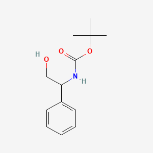 molecular formula C13H19NO3 B2690697 tert-Butyl (2-hydroxy-1-phenylethyl)carbamate CAS No. 102089-74-7; 117049-14-6; 67341-01-9